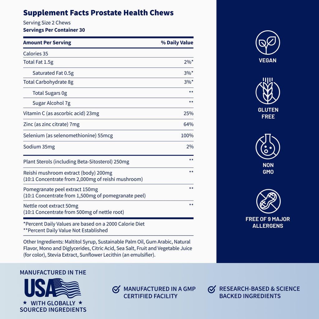Peach Beets Gummies + Prostate Soft Chews B3440