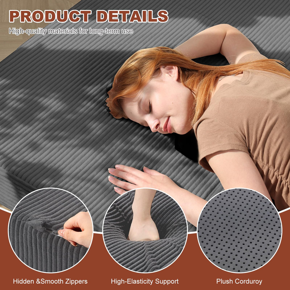 6-Inch Tri-Fold Foldable Mattress C28562