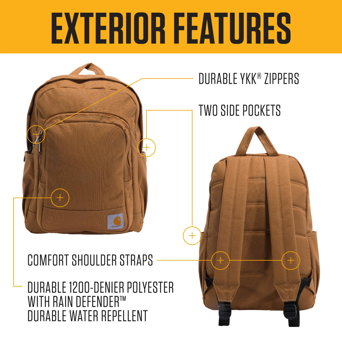 Black 25L Backpack I489101