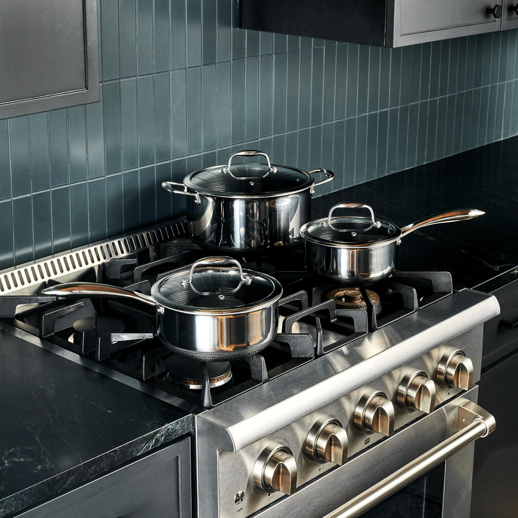 19-Piece Nonstick Cookware Set with Lids C742