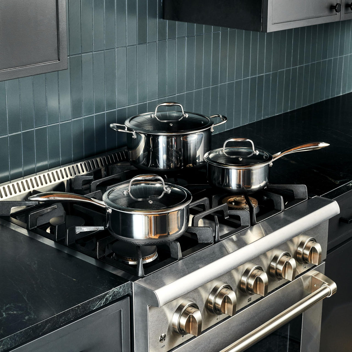 19-Piece Nonstick Cookware Set with Lids C742