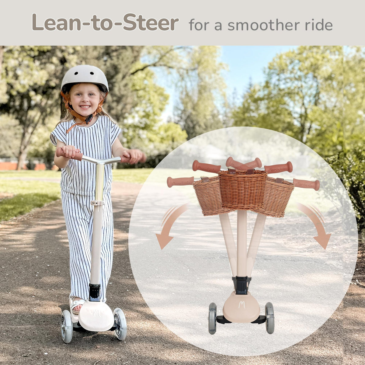 3-Wheel Foldable Kids Scooter with LED Light-Up Wheels E1559