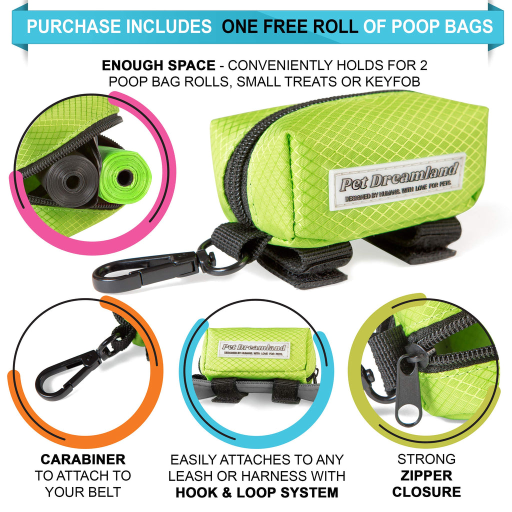 Hands Free Dog Leash with Poop Bag Dispenser J261756