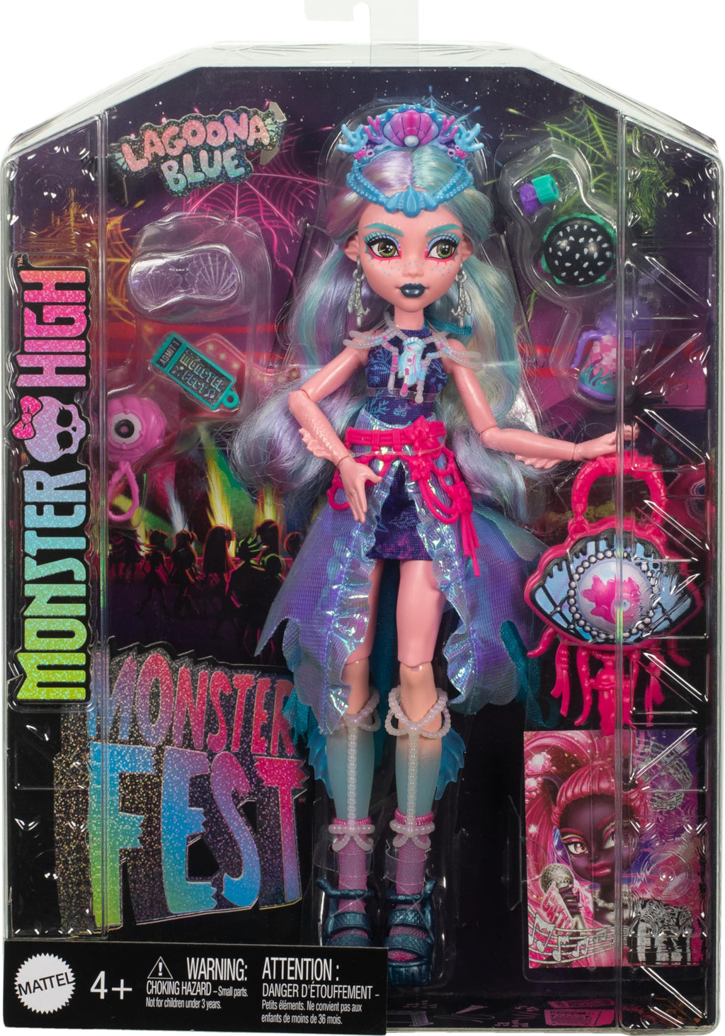 Monster High Doll with Glam Outfit & Accessories O7461