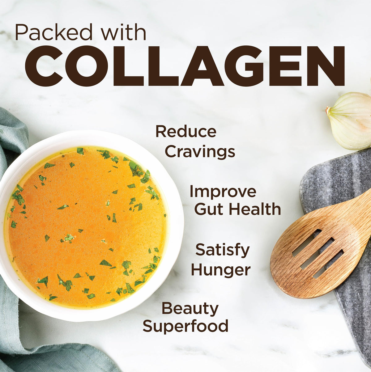 Instant Chicken Bone Broth 10G Protein Collagen Type II 4 Pack C3167